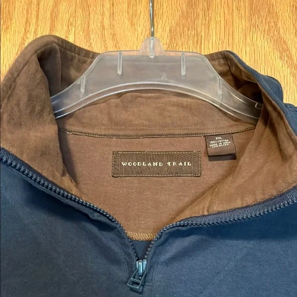 Blue Quarter-Zip Pullover with Embroidered Duck - Picture 2 of 7